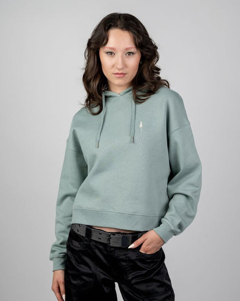TreeHoodie Oversized Women Turquoise